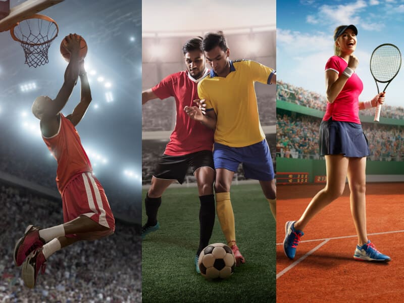 Sports betting action image representing live match moments on GT999