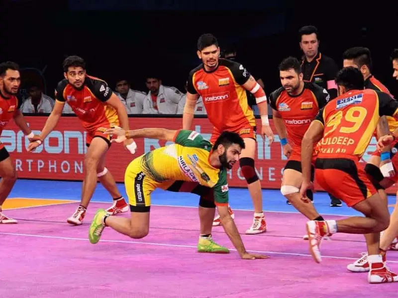 Kabaddi match betting markets and exciting moments on GT999
